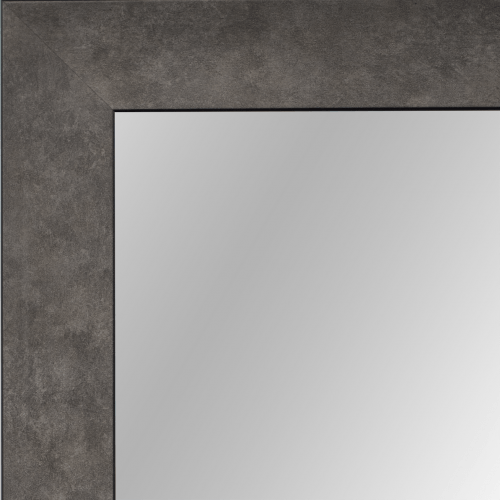 4126 Graphite Scoop Framed Mirror