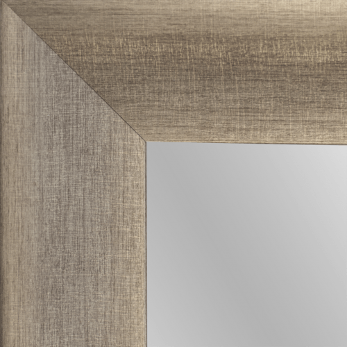 4139 Grey Silver Framed Mirror