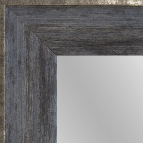 4140 Charred Framed Mirror