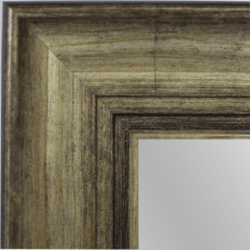 4172 Wide Soft Gold Framed Mirror